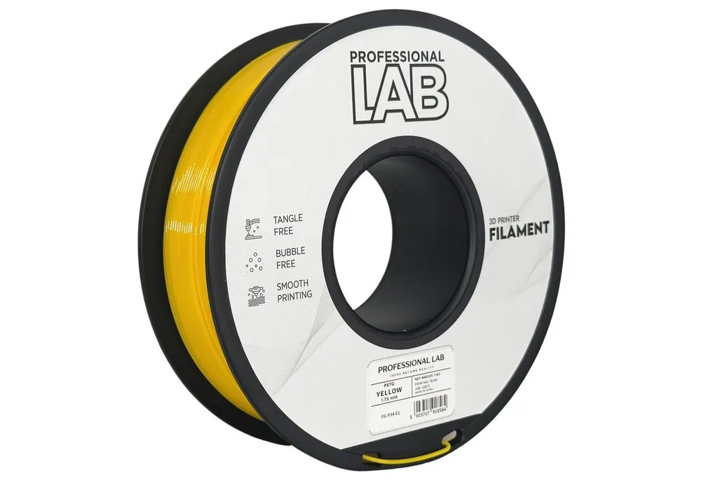 Prof. Lab Filament PETG Filament 1.75mm 1KG Lebensmittelecht Filament