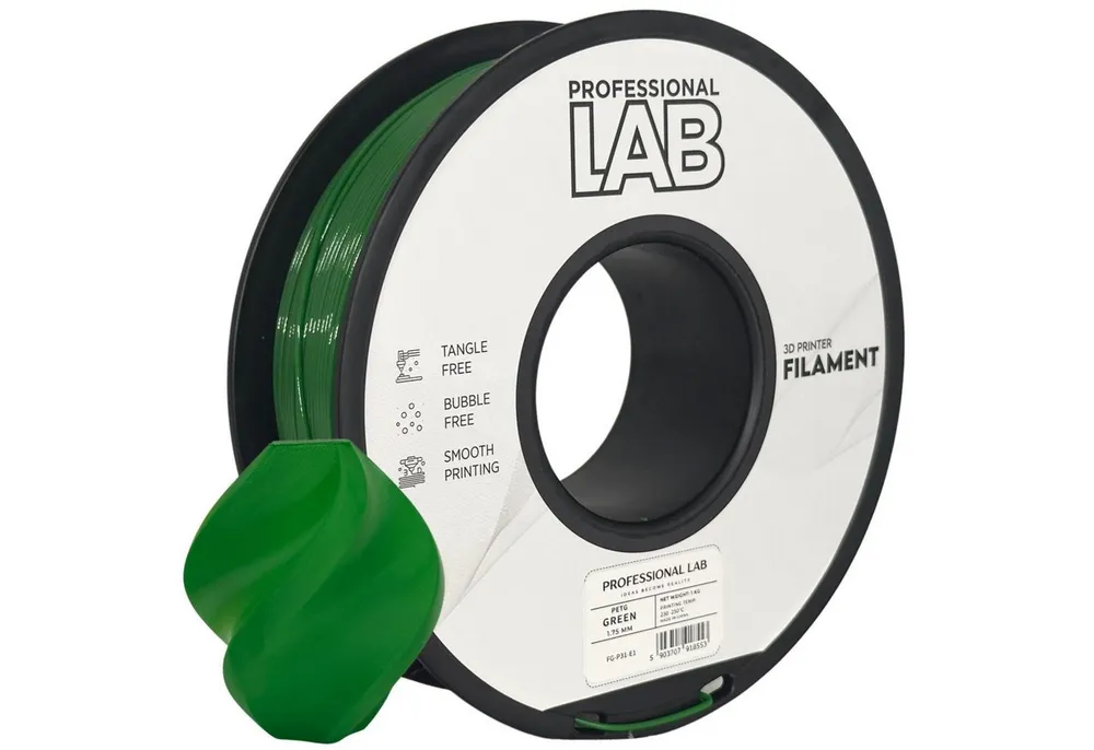 Prof. Lab Filament PETG Filament 1.75mm 1KG Lebensmittelecht Filament