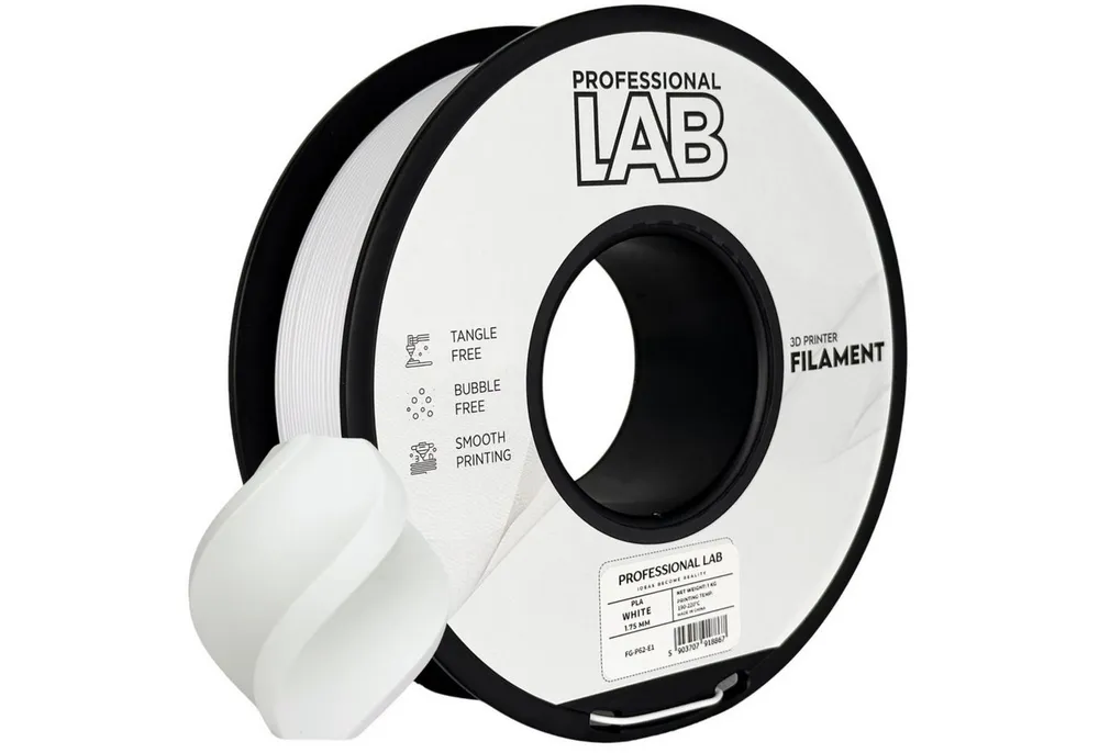 Prof. Lab Filament PLA Filament 1.75mm, 1kg für 3D Drucker Made in Europe