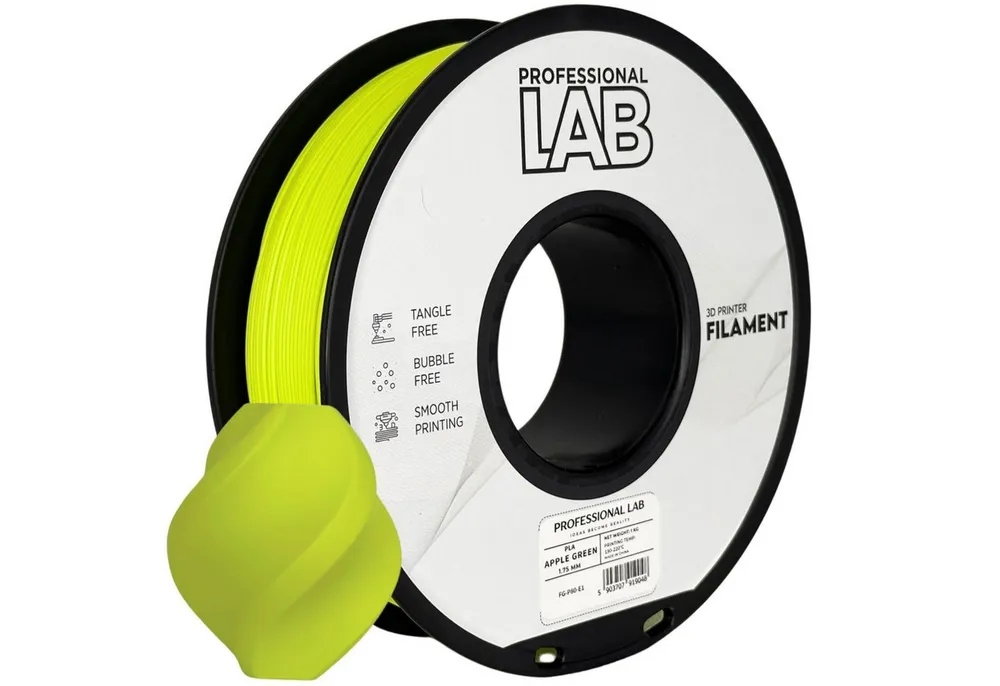 Prof. Lab Filament PLA Filament 1.75mm, 1kg für 3D Drucker Made in Europe