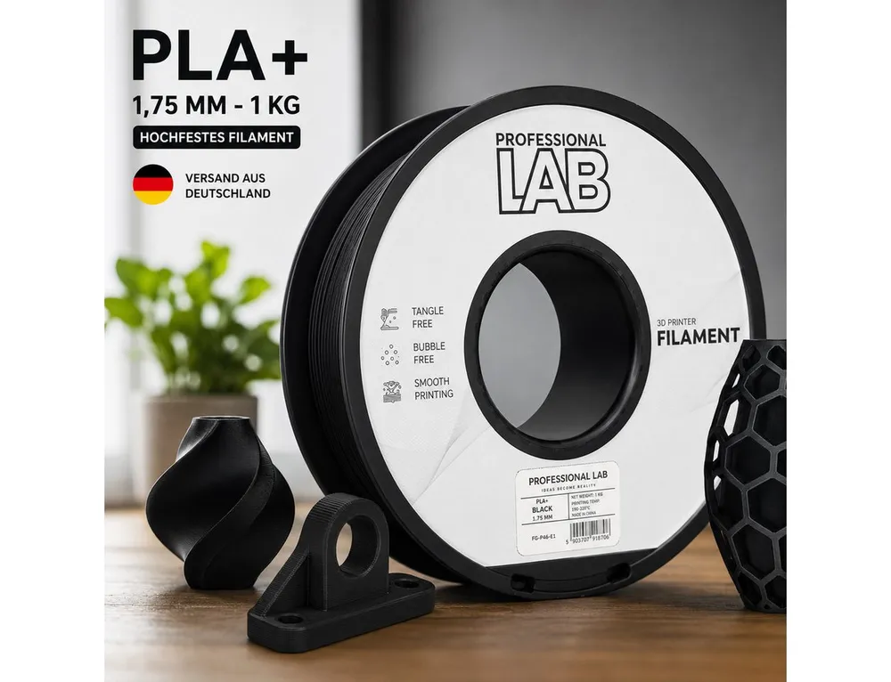 Prof. Lab Filament PLA+ verstärktes PLA Hochfest & schnell 1.75mm – 1kg