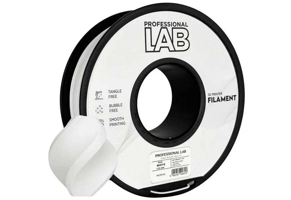 Prof. Lab Filament PLA+ verstärktes PLA Hochfest & schnell 1.75mm – 1kg