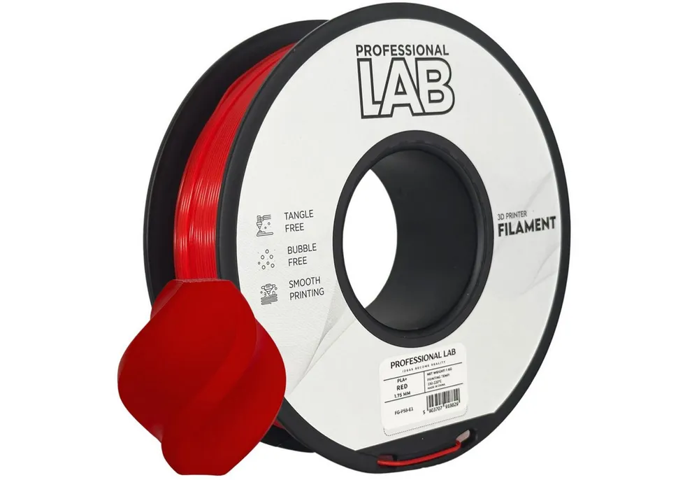 Prof. Lab Filament PLA+ verstärktes PLA Hochfest & schnell 1.75mm – 1kg