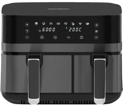 PROFI COOK Heißluftfritteuse PC-FR 1295 H, 2 Kammern, 9L, 2700 W
