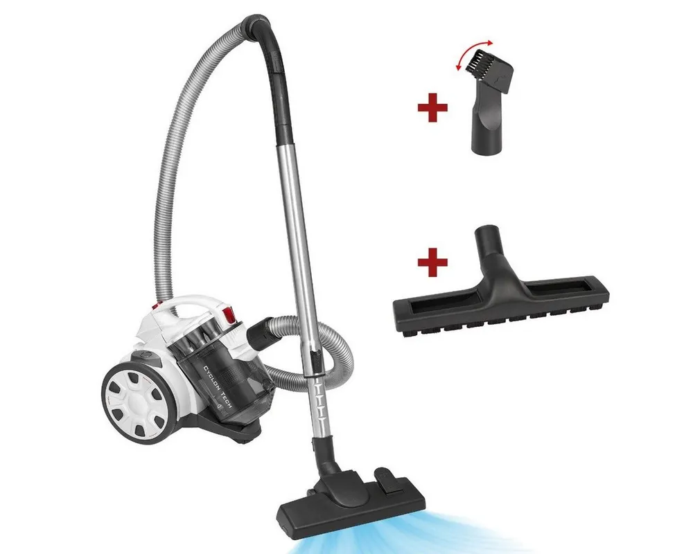 ProfiCare Bodenstaubsauger PC-BS 3110, 700 W, beutellos, Edelstahl-Teleskoprohr