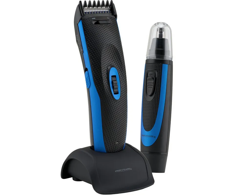 ProfiCare Haar- und Bartschneider PC-HSM/R 3052 NE, Haarschneidemaschine Nasenhaarentferner, 3-16mm