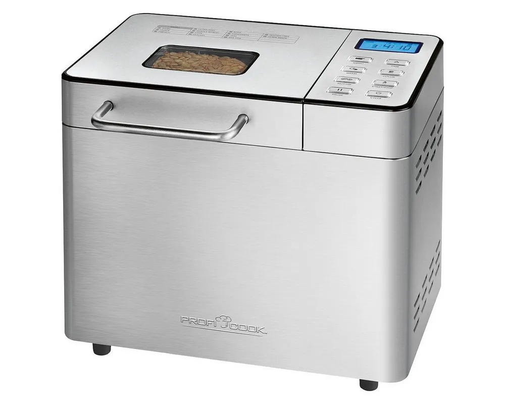 ProfiCook Brotbackautomat PC-BBA 1282, Brotbackautomat mit Timer, 13 Programme