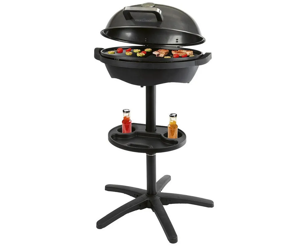 ProfiCook Elektro-Standgrill PC-BQS 1303, Elektrogrill, Indoor & Outdoor, 2400W Power
