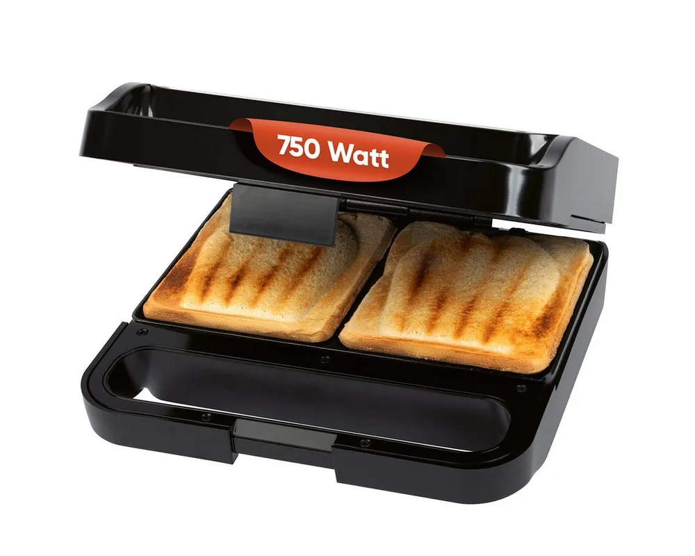 ProfiCook Sandwichmaker PC-ST 1297, Sandwichmaker, muschelförmige Sandwiches, 750W