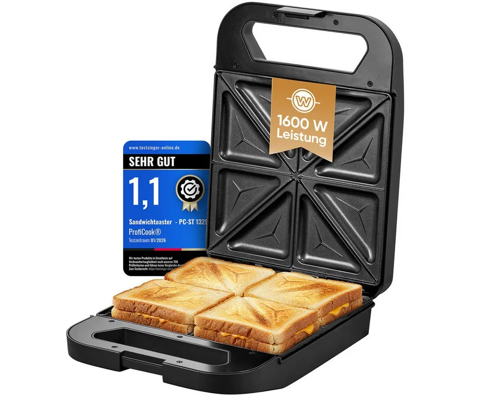 ProfiCook Sandwichmaker PC-ST 1329