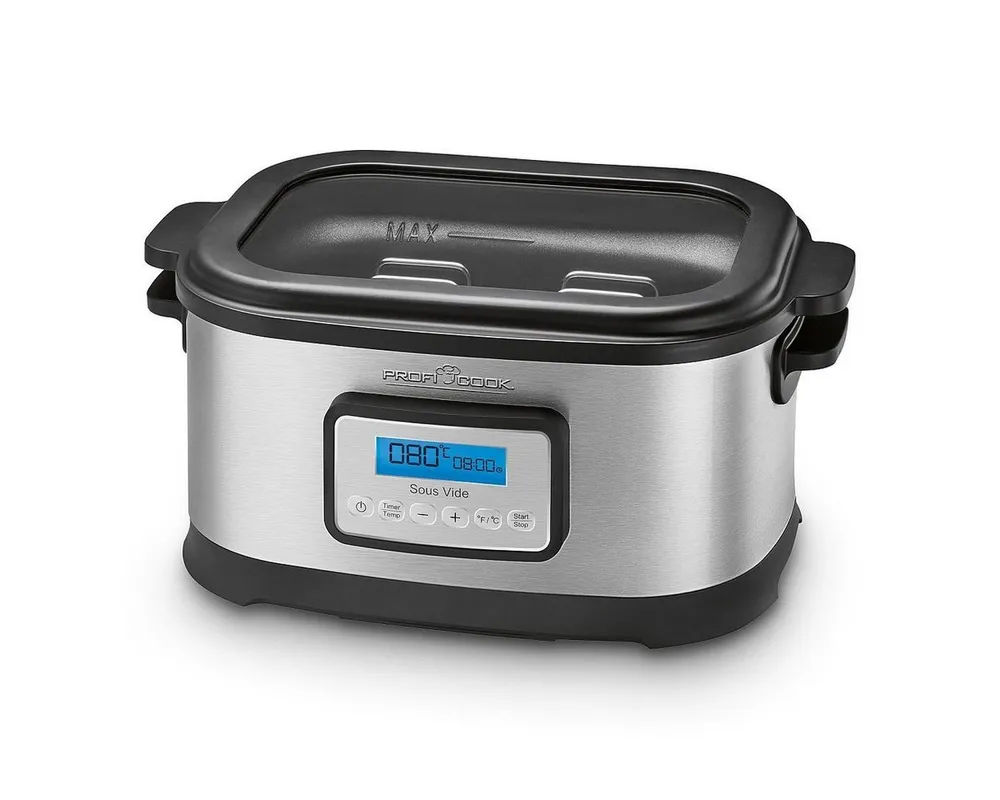 ProfiCook Sous-Vide Garer PC-SV 1112, Sous Vide Garer mit 8,5L Fassungsvermögen