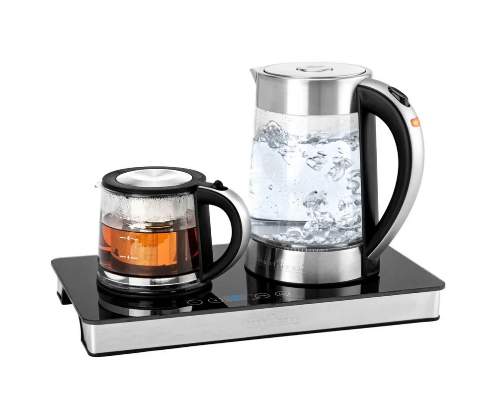 ProfiCook Wasserkocher PC-TKS 1056, 3in1 Wasserkocher, Kaffeemaschine und Teekocher