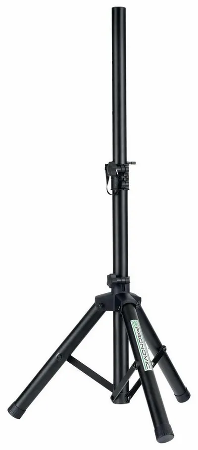 Pronomic Lautsprecherständer Boxenstativ - Niedriger Monitor-Ständer aus Stahl, (bis 0 Zoll, Höhenverstellbar, 1-tlg., Belastbarkeit bis 50 kg, Ideal für Linienstrahler, Akustik-Verstärker)