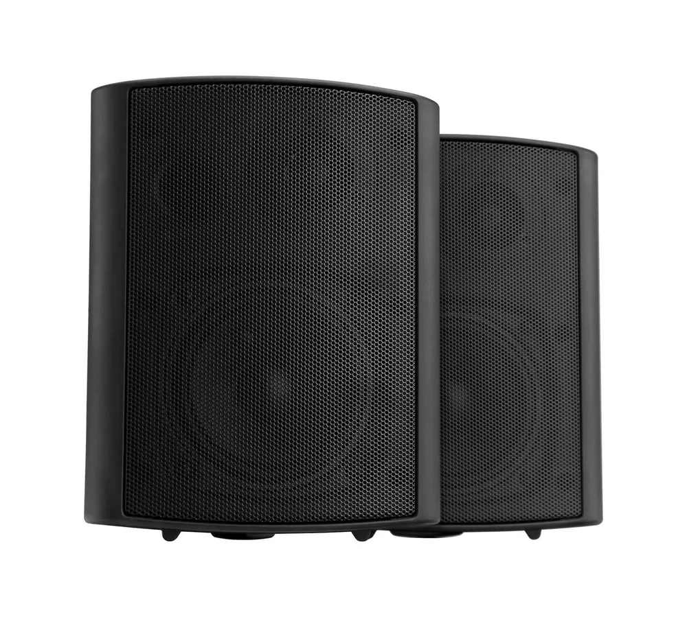 Pronomic USP-540 Paar HiFi Wand- Lautsprecher (keine Netzwerkstandard, 40 W, 2-Wege Speaker Boxen - ideal für Gastronomie und Terasse)