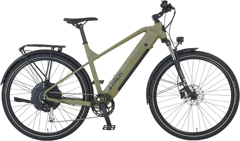 Prophete E-Bike ATB Stack 2.0, 9 Gang Shimano Alivio Schaltwerk, Kettenschaltung, Heckmotor, 480 Wh, Pedelec, Elektrofahrrad für Herren