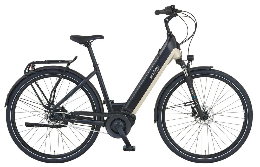 Prophete E-Bike Cityrad Geniesser 3.8, 7 Gang Shimano Nexus Schaltwerk, Nabenschaltung, Mittelmotor, 400 Wh