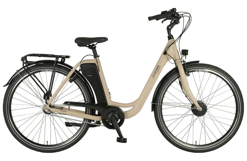 Prophete E-Bike Cityrad Prophete Geniesser 1.0, 3 Gang Shimano Nexus Schaltwerk, Nabenschaltung, Frontmotor, 374 Wh