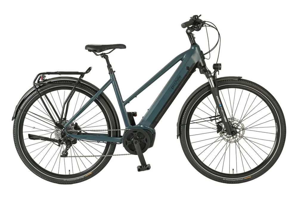 Prophete E-Bike Trekkingrad Entdecker 4.8, 10 Gang microSHIFT XLE Schaltwerk, Kettenschaltung, Mittelmotor, 540 Wh