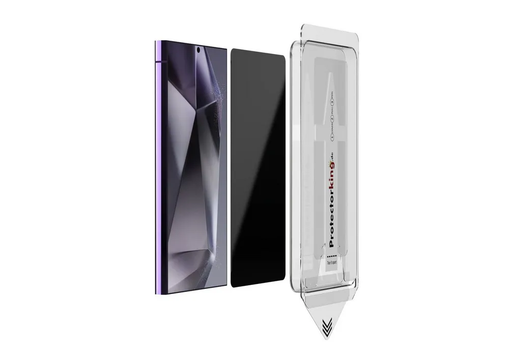 Protectorking Displayschutzfolie 1x Blickschutz 9H Panzerglas Anti-Spy Sichtschutz Displayschutz für Samsung Galaxy S25 Ultra, 1-Stück, 1 Stück, Blickschutz, Staubfreie, Schmutzfrei, Blasenfrei, mit Montagehilfe