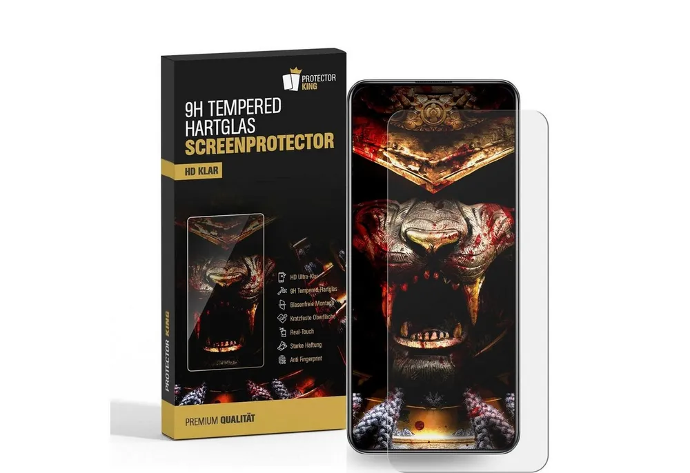 Protectorking Schutzfolie 1x 9H Panzerglas für Xiaomi 11 Lite Schutzglas Displayschutz Schutzfol, (1-Stück), Displayschutzglas, Schutzglas Echtglas Tempered 9H Härte HD-KLAR