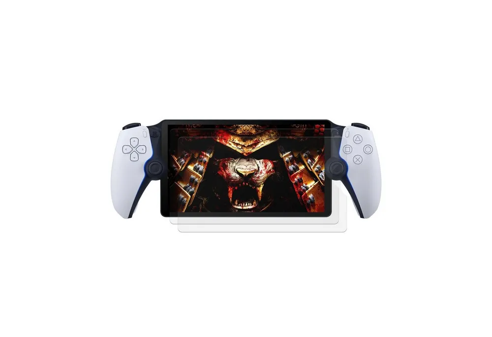 Protectorking Schutzfolie 2x Hydrogel-Glass für Sony Playstation Portal 3D KLAR Panzerfolie, (2-Stück), 3D-KLAR