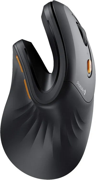 ProtoArc EM11 NL Ergonomische Vertikale Maus funkmaus fur laptop kabellos ergonomische Maus (Bluetooth, Funk, Plug&Play)