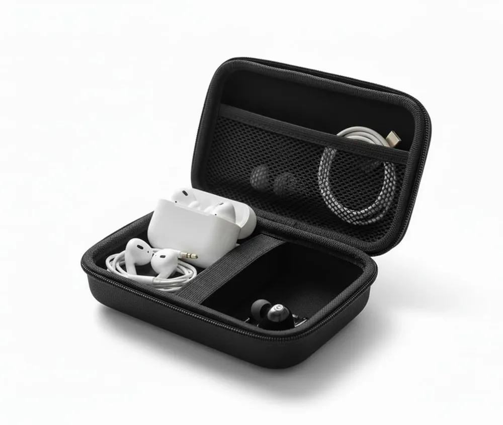 Provance stoßfeste Schutztasche Hardcase Kopfhörer Tasche Case In-Ear-Kopfhörer