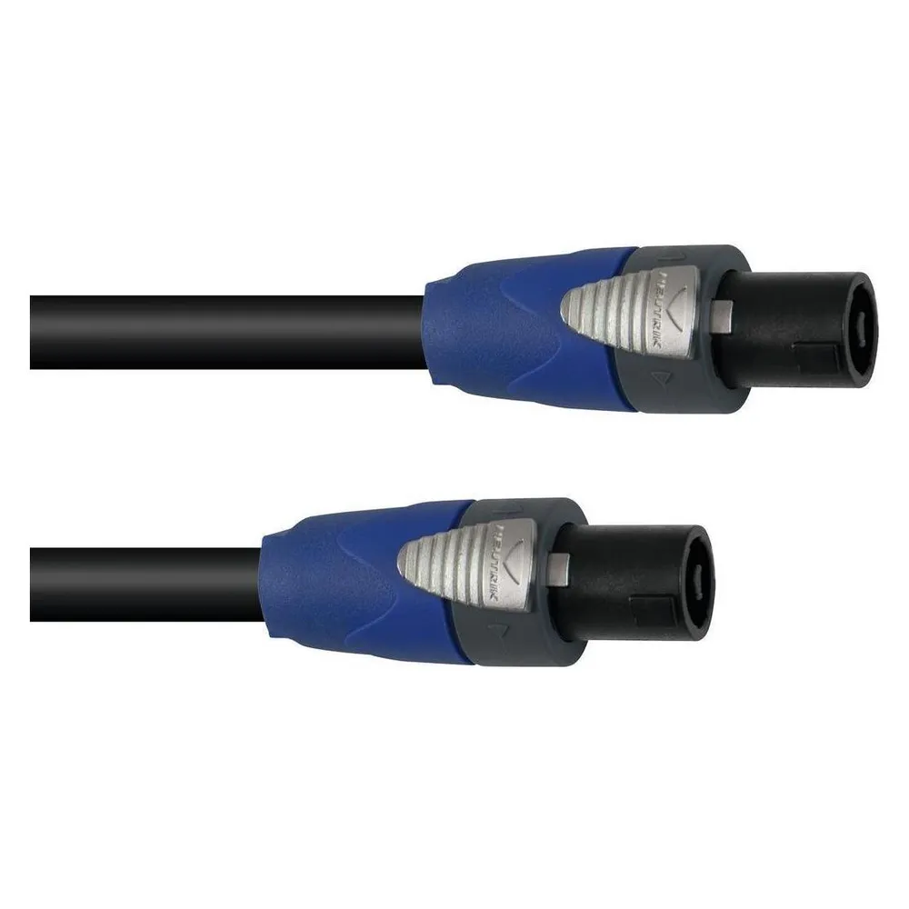 Psso Lautsprecherkabel Speakon 2x4 15m sw