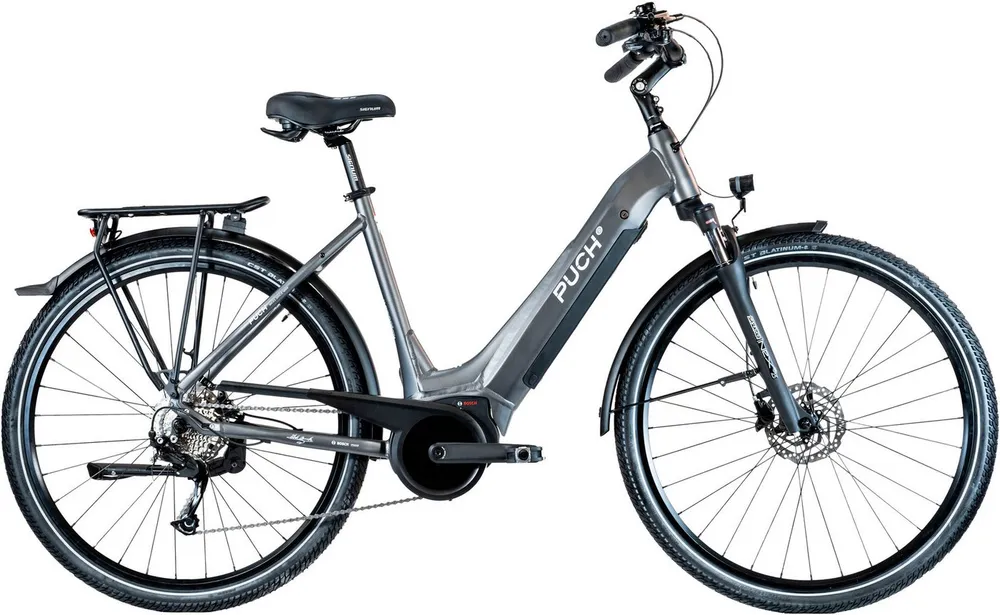 PUCH E-Bike Trekkingrad PUCH C 5.3 City – Bosch ACTIVE LINE PLUS Motor & 500Wh PowerTube Akku, Shimano Alivio RDM3100 Schaltwerk, Mittelmotor, 500 Wh, BOSCH ACTIVE LINE PLUS, Mittelmotor