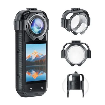 Objektivabdeckungen Puluz für Insta360 X5 snap-on