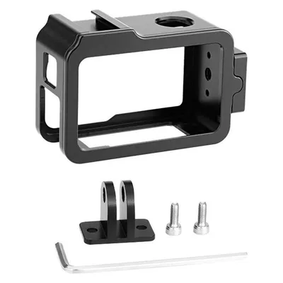Metallgehäuse PULUZ für DJI Osmo Action 4/3 mit Kaltblitzschuh