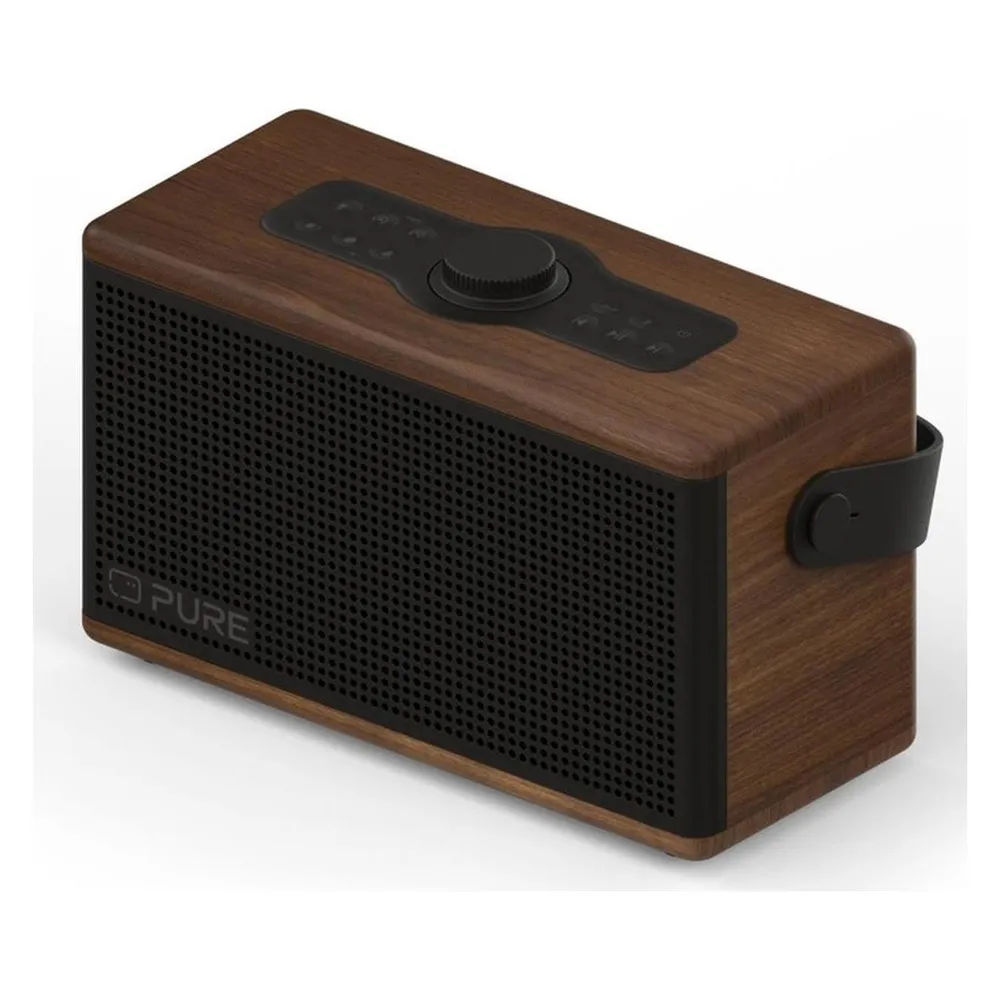 Classic Aura Kaffee Braun/Walnuss Bluetooth-Lautsprecher