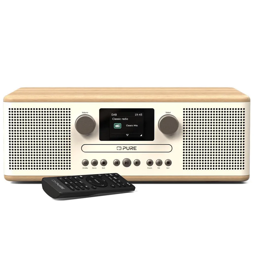 Classic C-D6 Cotton White/Oak Kompaktanlage
