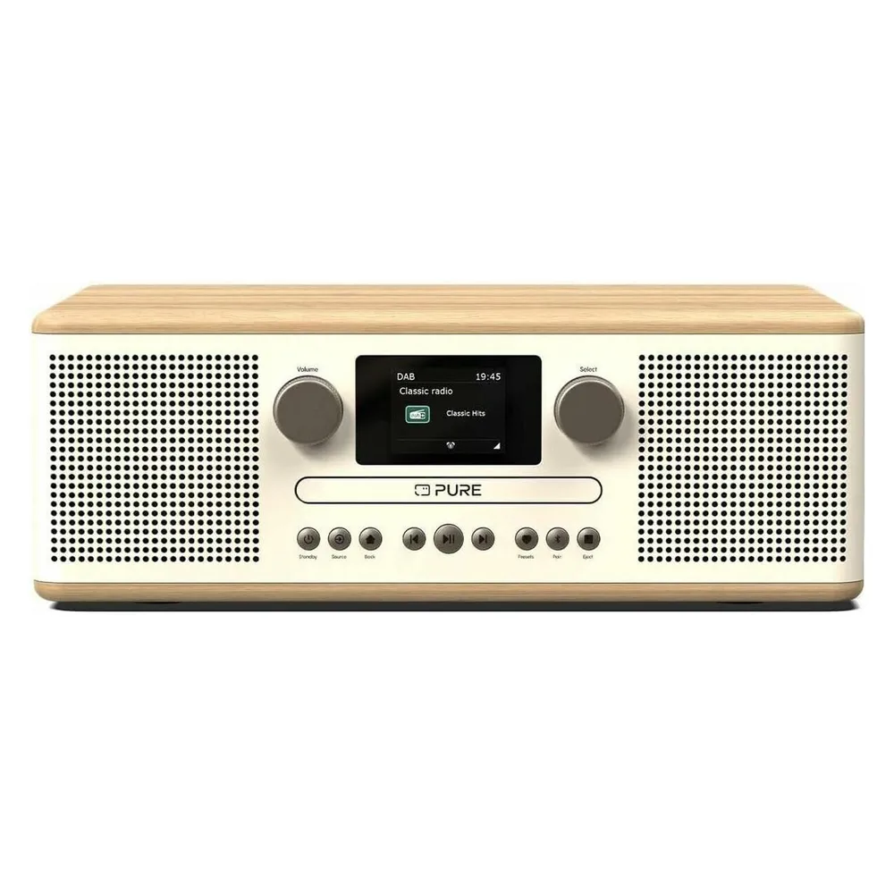 Classic C-D6 Cotton White/Oak Kompaktanlage