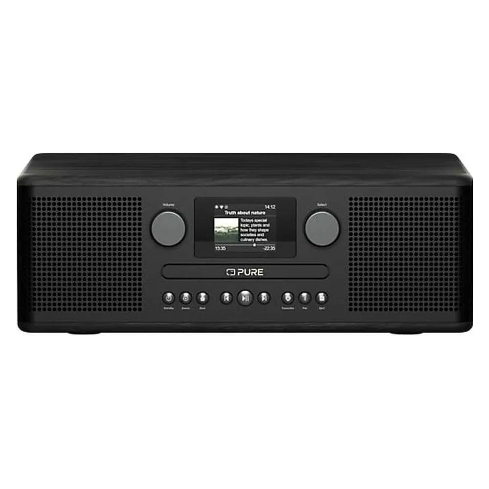 Classic C-D6i Schwarz/Esche DAB+ Internetradio mit CD-Player