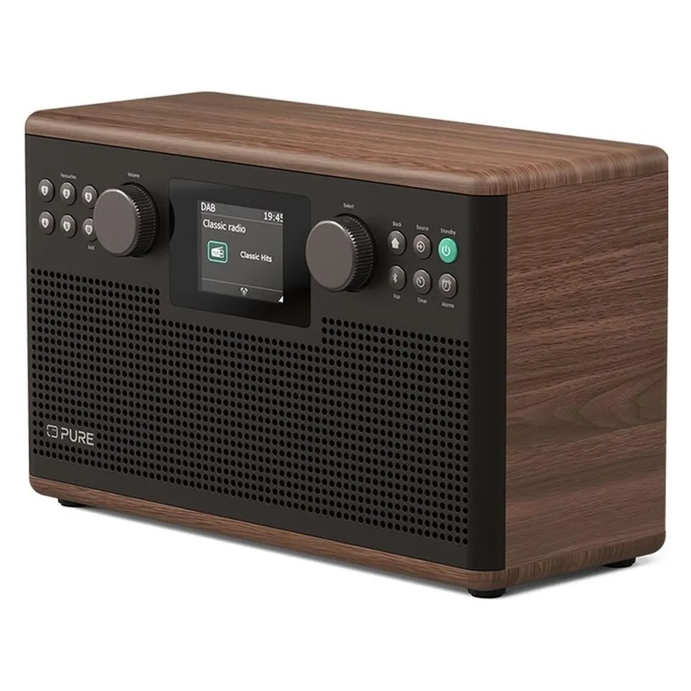 Classic H6 kaffee schwarz/walnuss DAB+ Radio