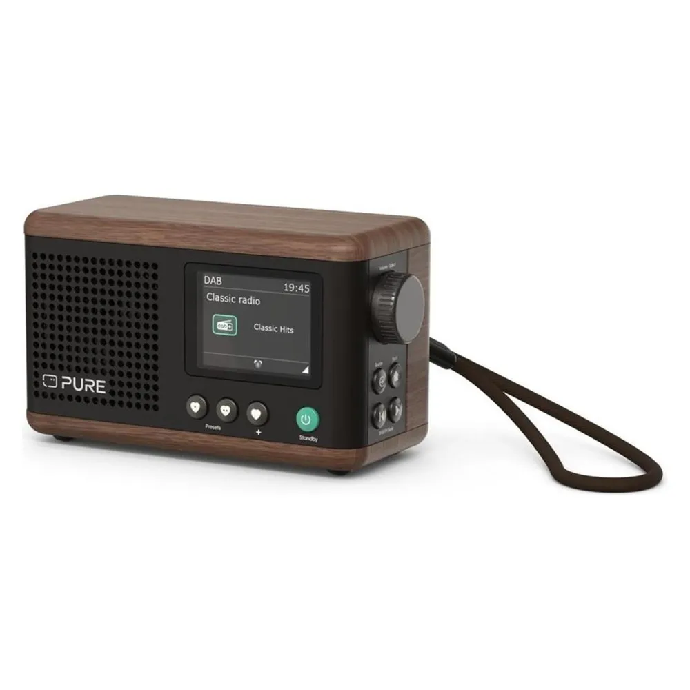 DAB+ Radio Classic Mini schwarz/walnuss
