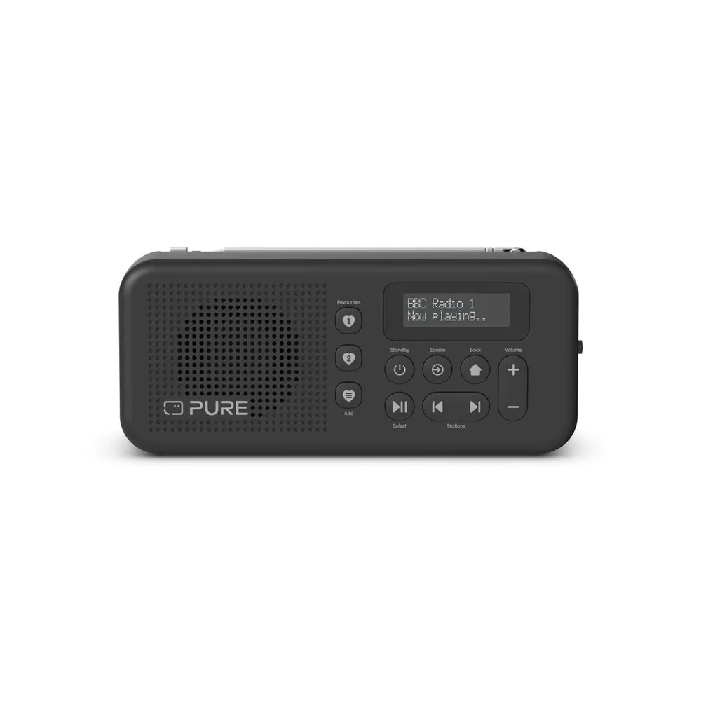 Elan Move Schwarz DAB+-Taschenradio