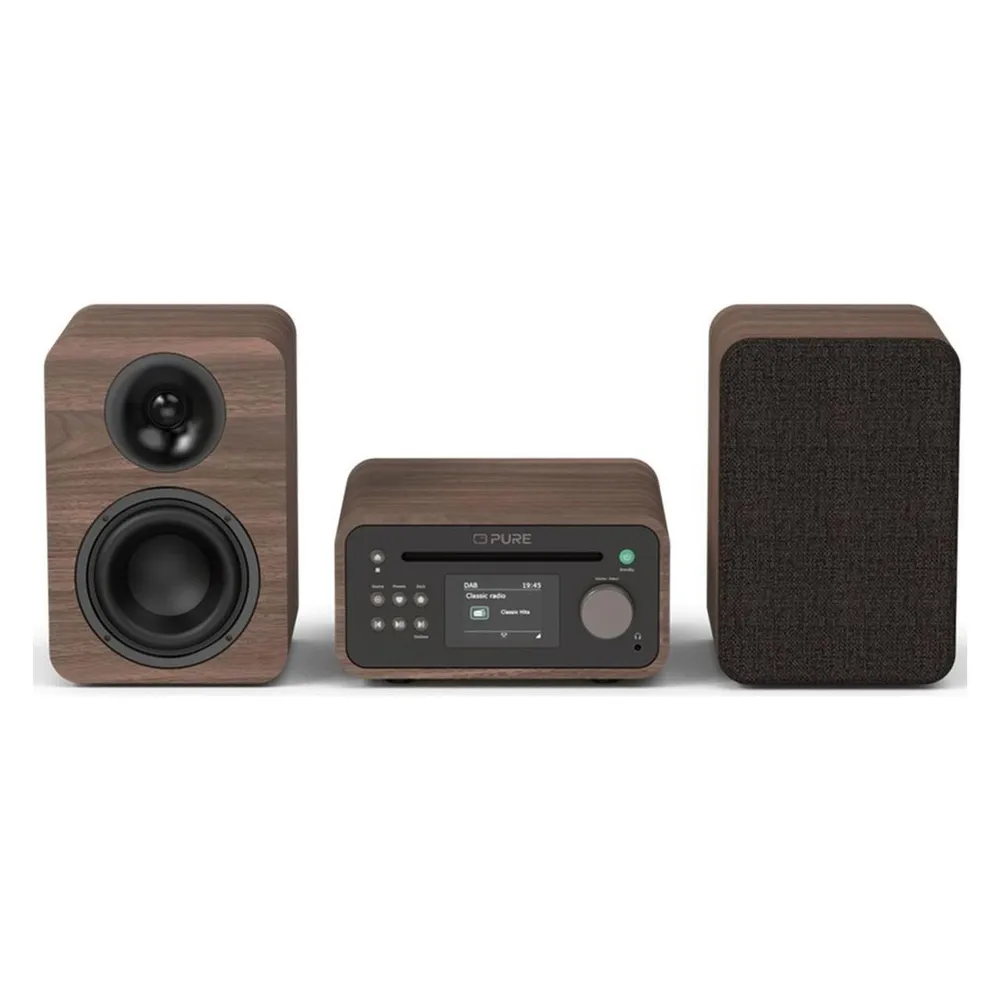 Kompaktanlage Classic Stereo Mini Coffee Brown