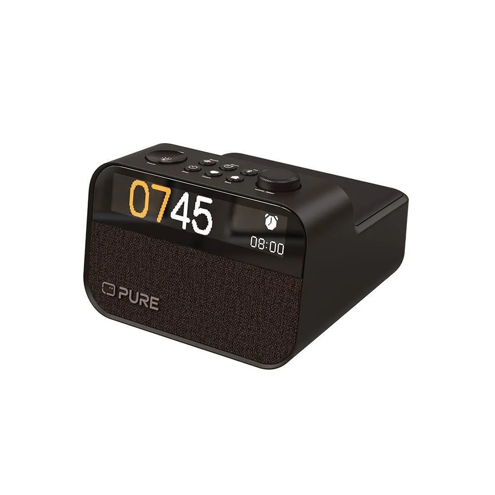 Moment Charge Kaffeeschwarz Radiowecker