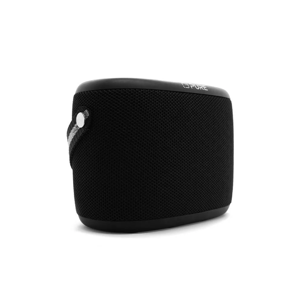 Woodland wasserdichter (IPX67) Outdoor-Lautsprecher mit Bluetooth und FM/DAB+ Radio Schwarz