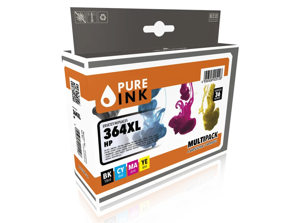 HP364MP4XL CMYK Druckerpatrone