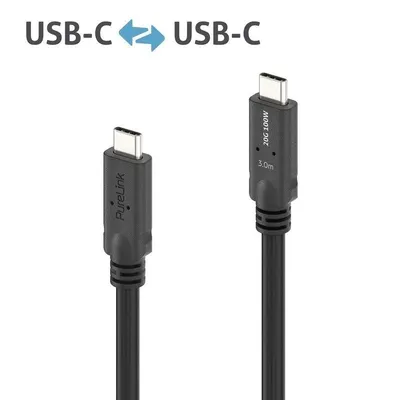 Kabel USB-C nach USB-C PureLink PI6600-050 5 m USB 3.2 Gen 1 10 Gbit/s Schwarz