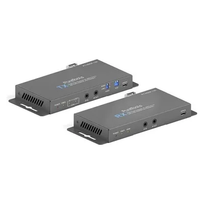 Purelink PureTools - HDMI2.0 Fiber Extender Set - HDMI Fiber Extender 4K (60Hz 4:4:4) mit Audio Insertion un