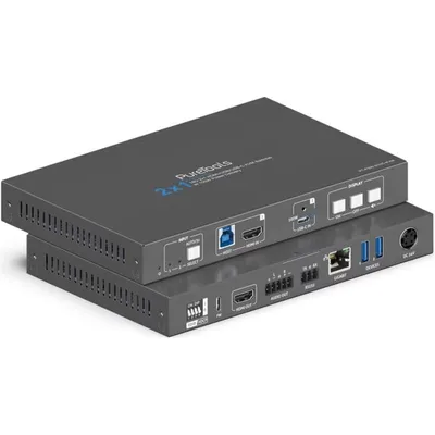 KVM-Switch Purelink PT-PSW-21HC-KVM 4K 60Hz HDR 3 Eingänge 5 Ausgänge