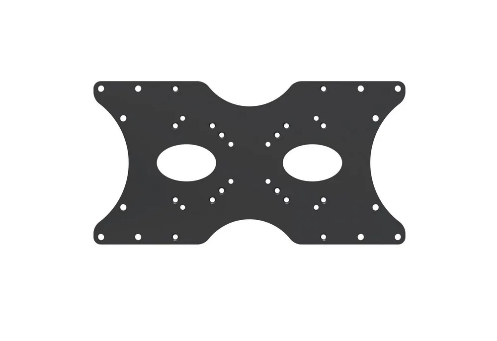 PureMounts TV-Wandhalterung PureMounts® - Universeller VESA Adapter PM-ADAPT-B für VESA 50x50 bis