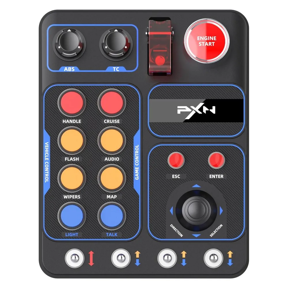 Bedienfeld PXN CB1 für Simracing mit 30 RGB programmierbaren Tasten
