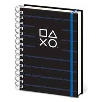 Pyramid Playstation: - (Pinstripe Dark) A5 Wiro Notebook