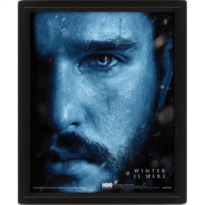 Pyramid 3D-Poster Game of Thrones Jon Snow vs. Nachtkönig