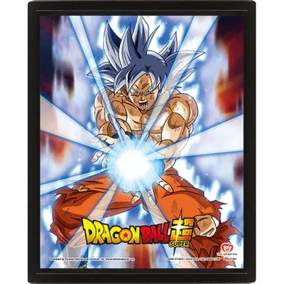 Pyramide 3D Poster Dragon Ball Super Ultra Instinct Kamehameha